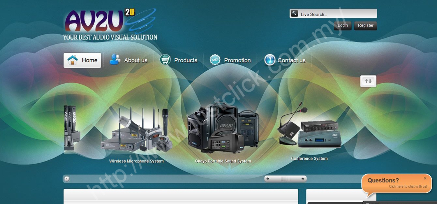 AV2U portfolio by J!Click