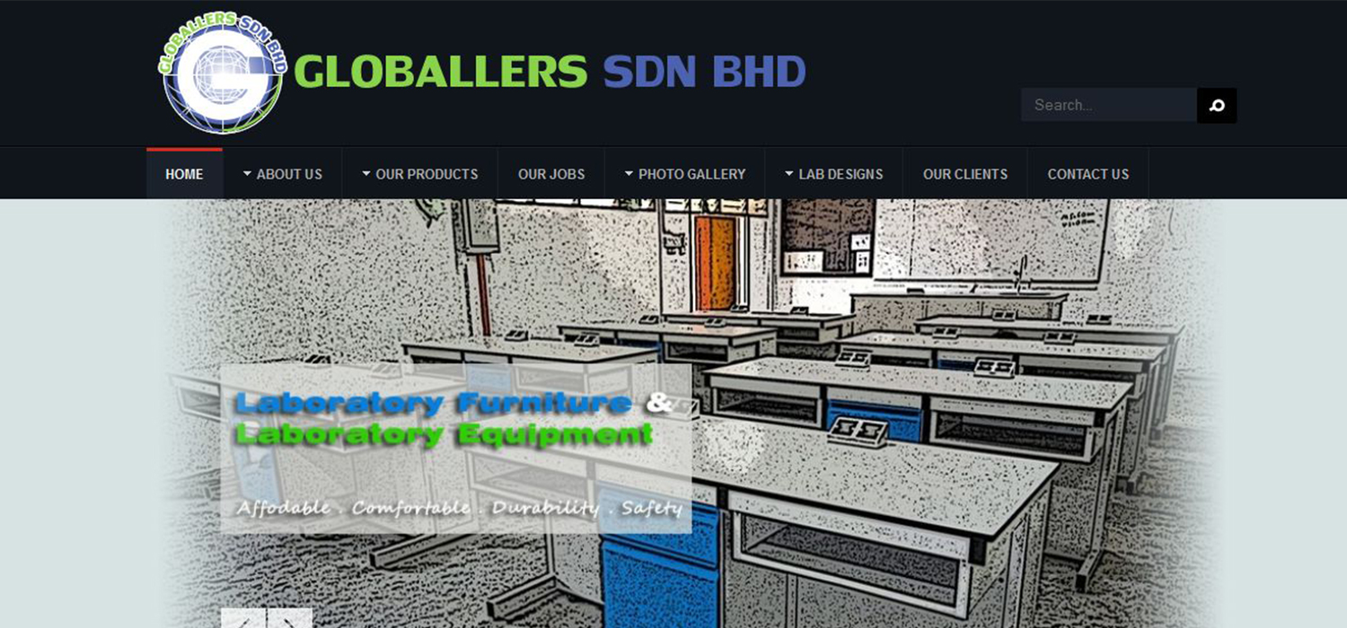 Globallers Sdn Bhd website portfolio preview