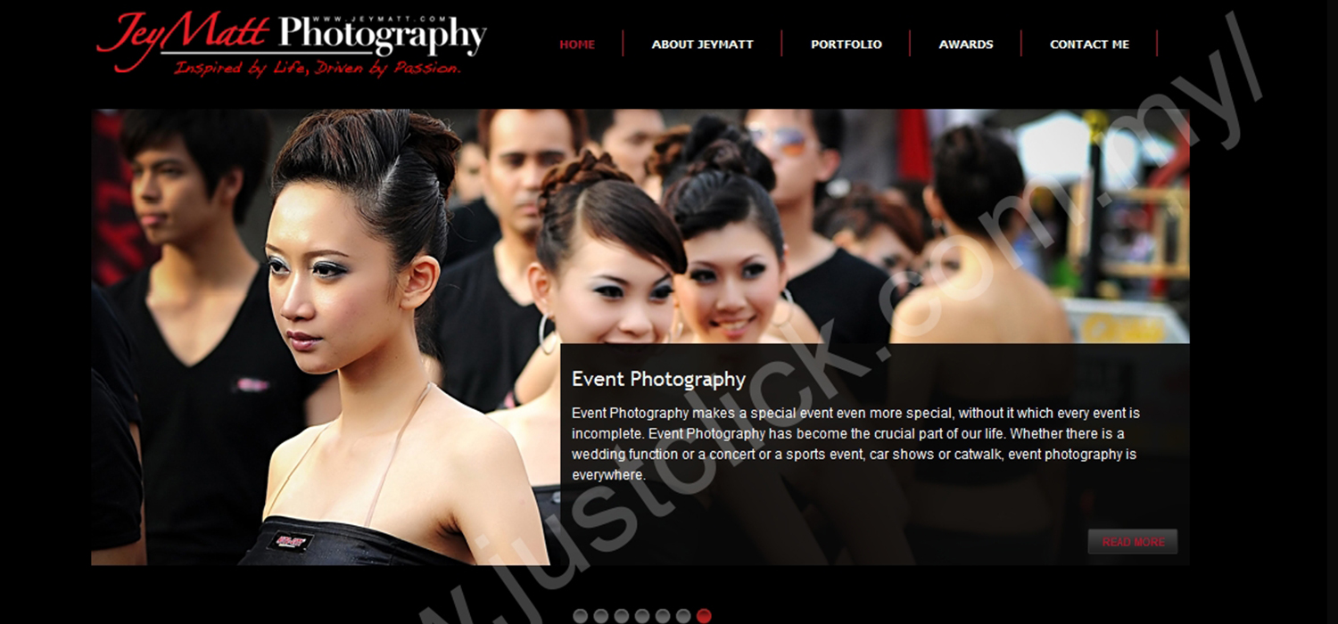 Jeymatt website portfolio preview