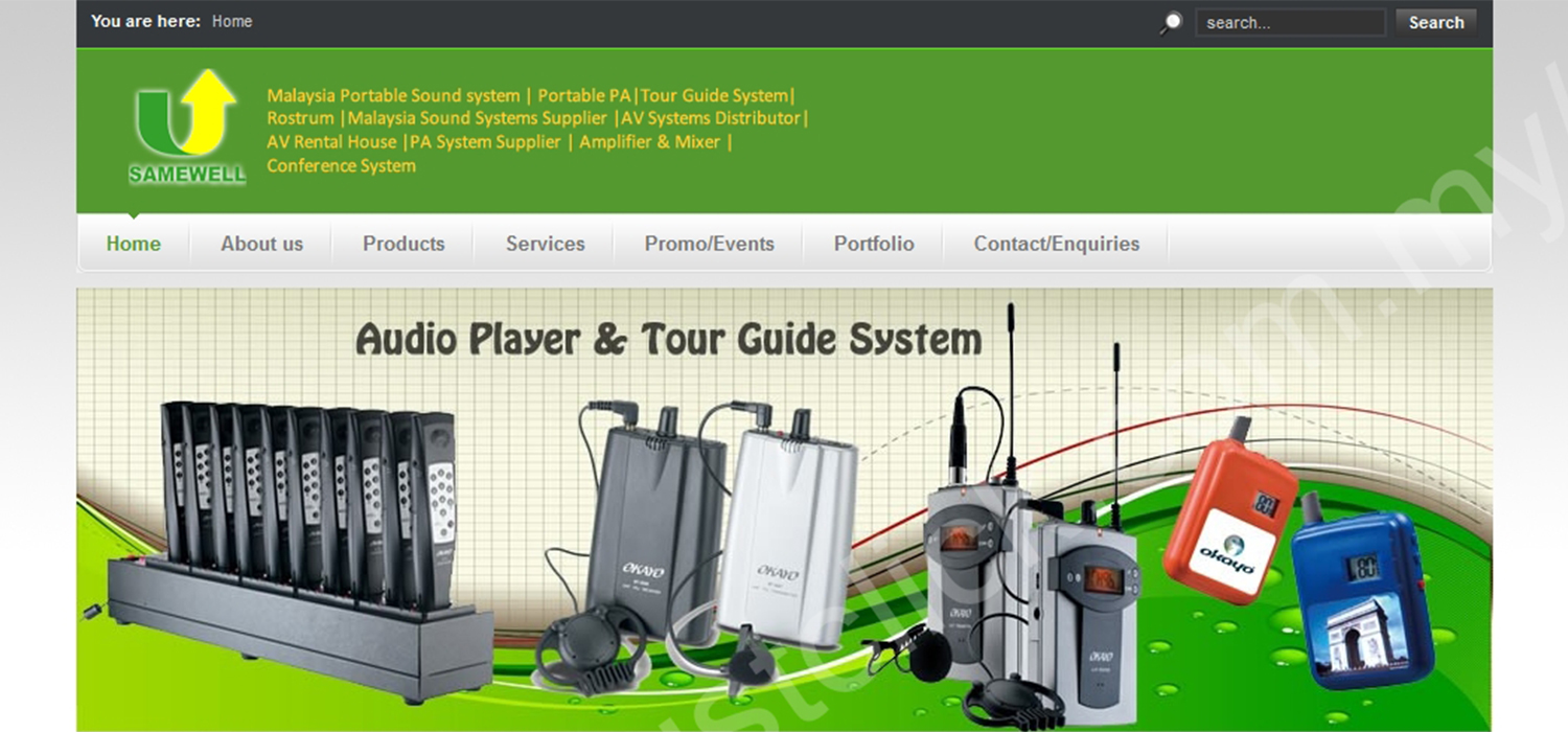 Samewell website portfolio preview